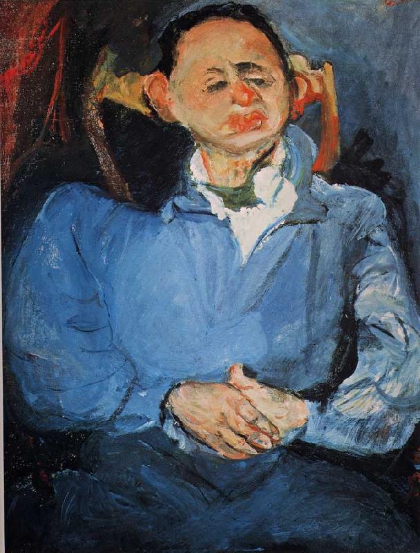 Chaim Soutine Portrait of Sculptor Miestchaninoff